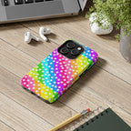 Starry Sprinkle Rainbow Tough iPhone Case
