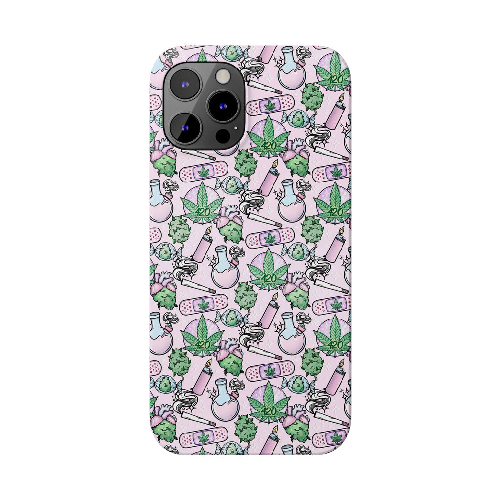 Cute Cannabis iPhone Slim Case
