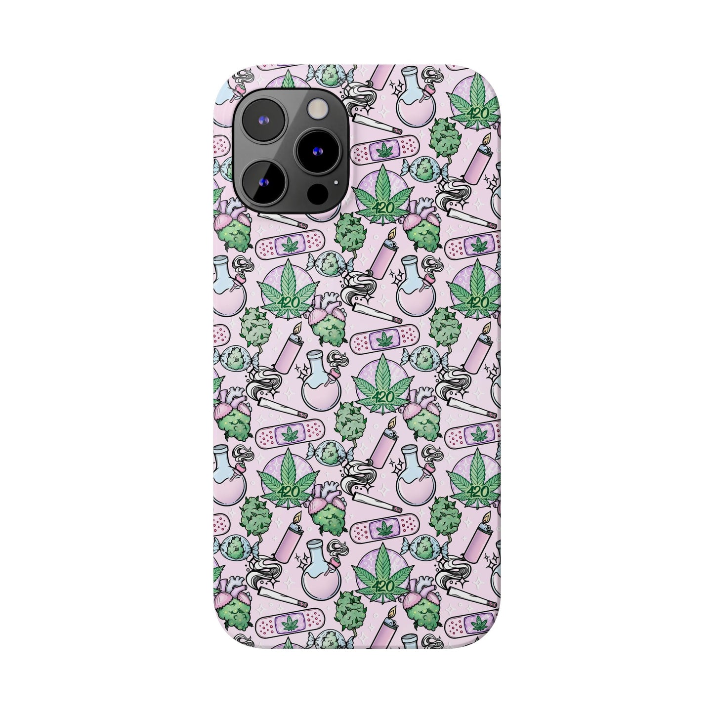 Cute Cannabis iPhone Slim Case