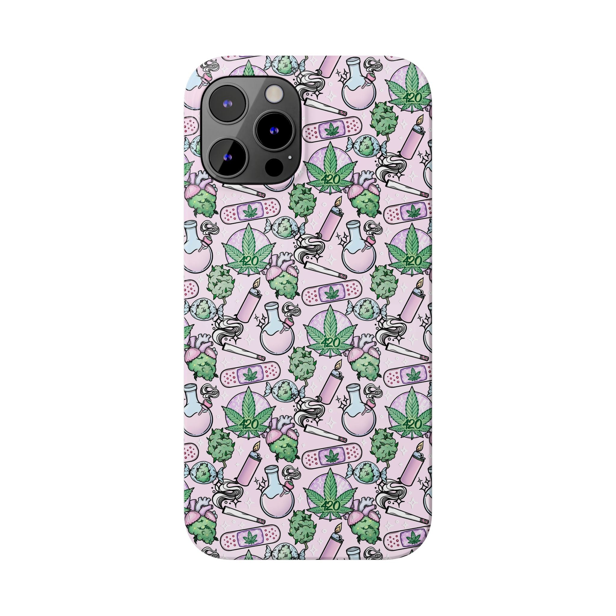 Cute Cannabis iPhone Slim Case