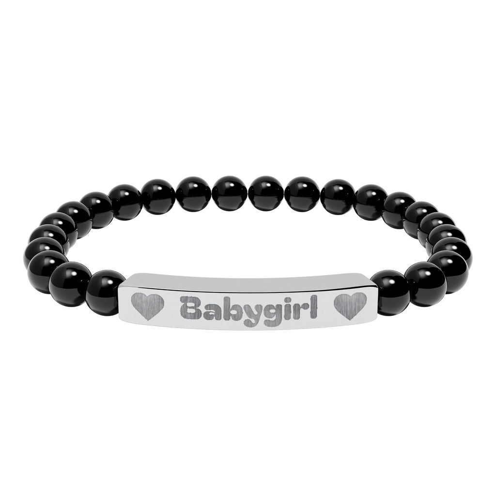 Babygirl Natural Stone Bracelet (Colors)