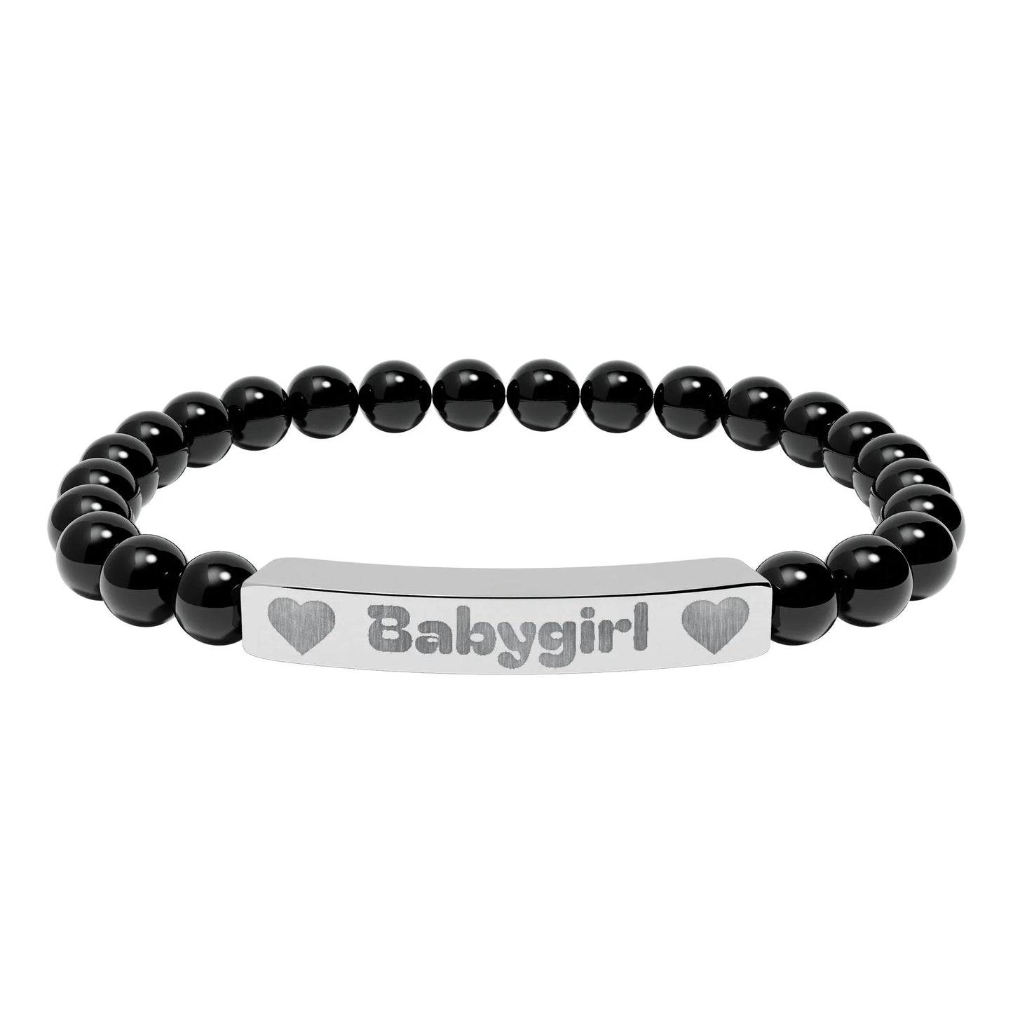 Babygirl Natural Stone Bracelet (Colors) - Puppy's Aesthetics
