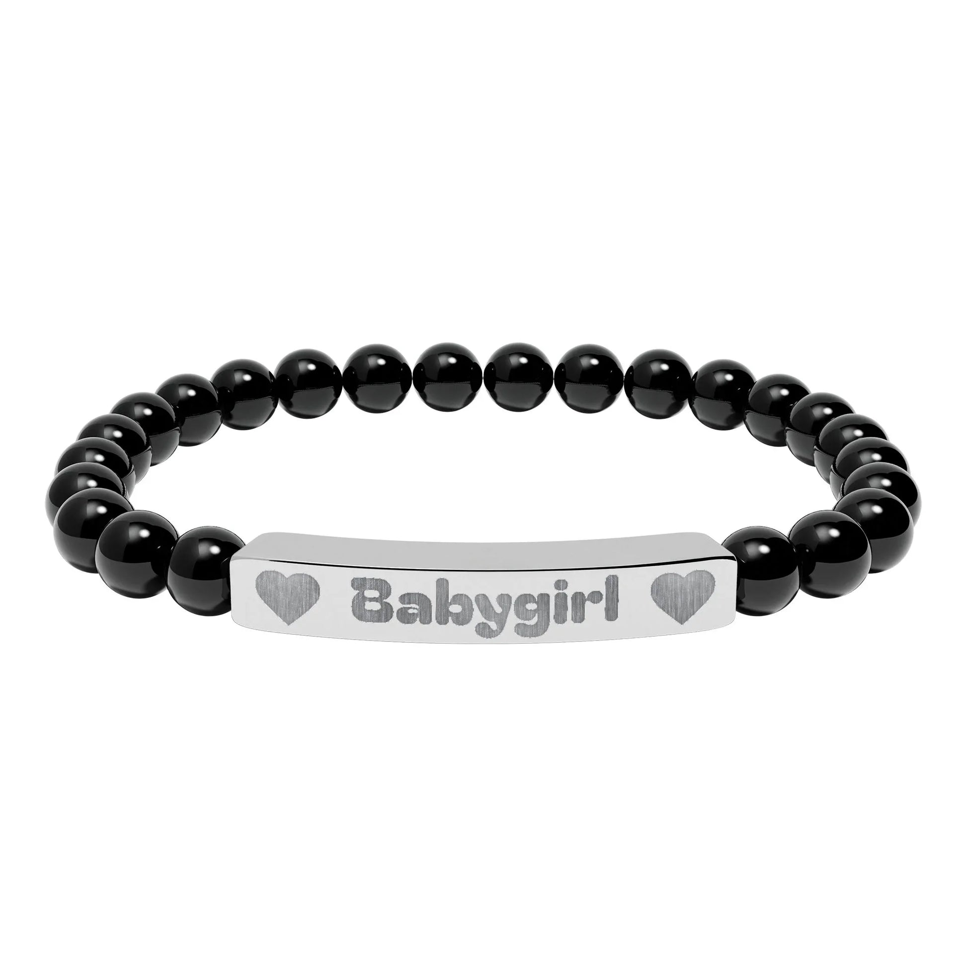 Babygirl Natural Stone Bracelet (Colors) - Puppy's Aesthetics