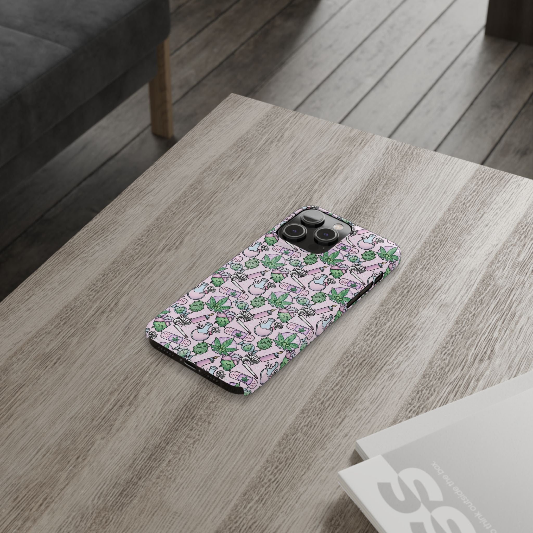 Cute Cannabis iPhone Slim Case