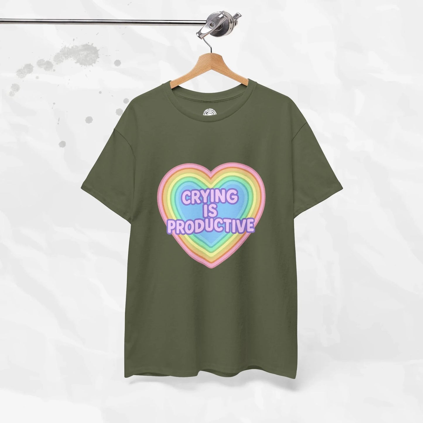 Crying Is Productive T-Shirt (Colors) - Puppy's Aesthetics