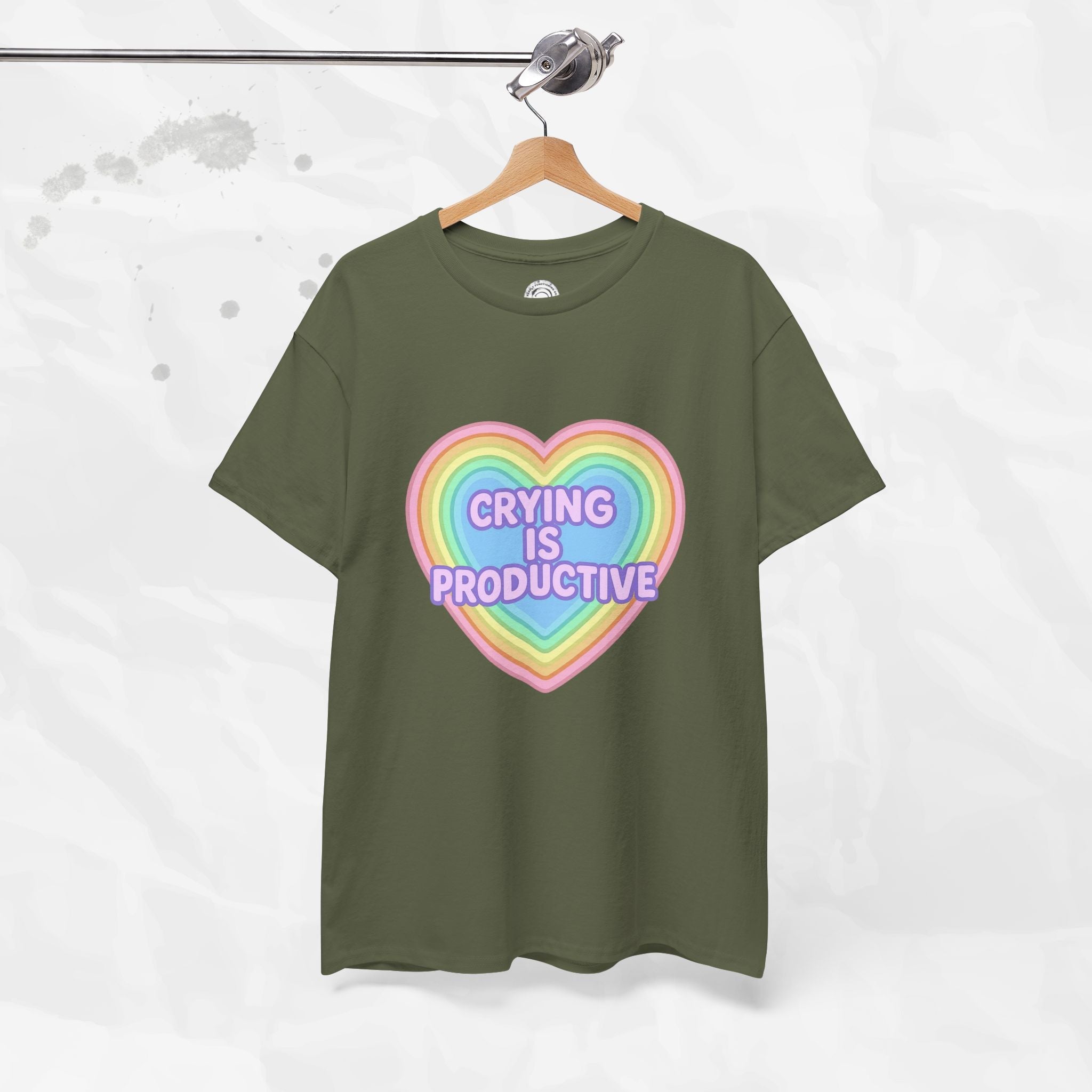 Crying Is Productive T-Shirt (Colors)