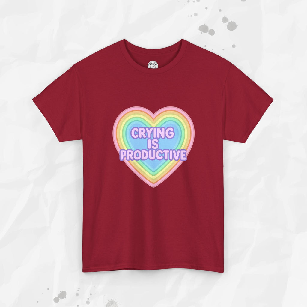 Crying Is Productive T-Shirt (Colors)