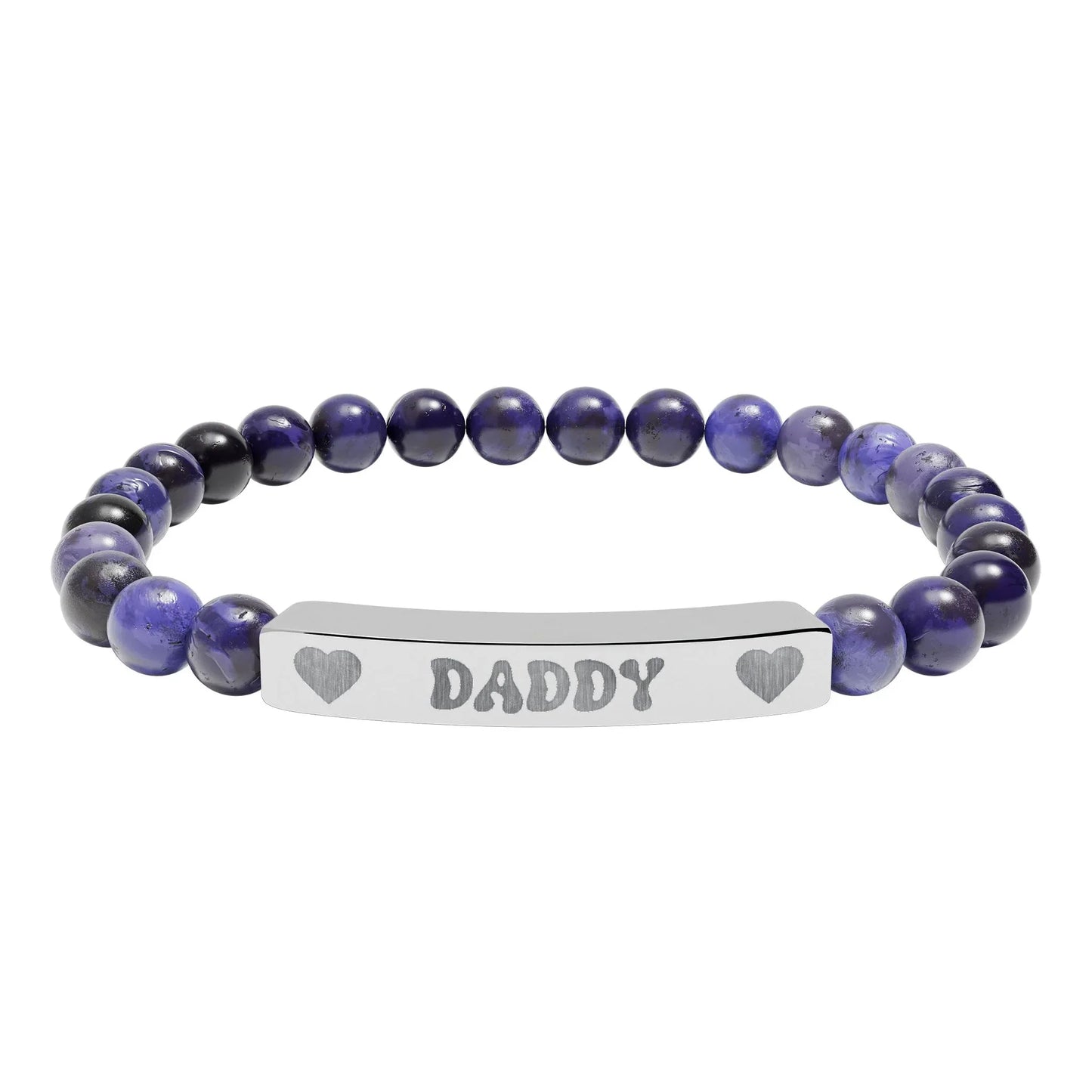 Daddy Natural Stone Bracelet (Colors) - Puppy's Aesthetics