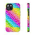 Starry Sprinkle Rainbow Tough iPhone Case