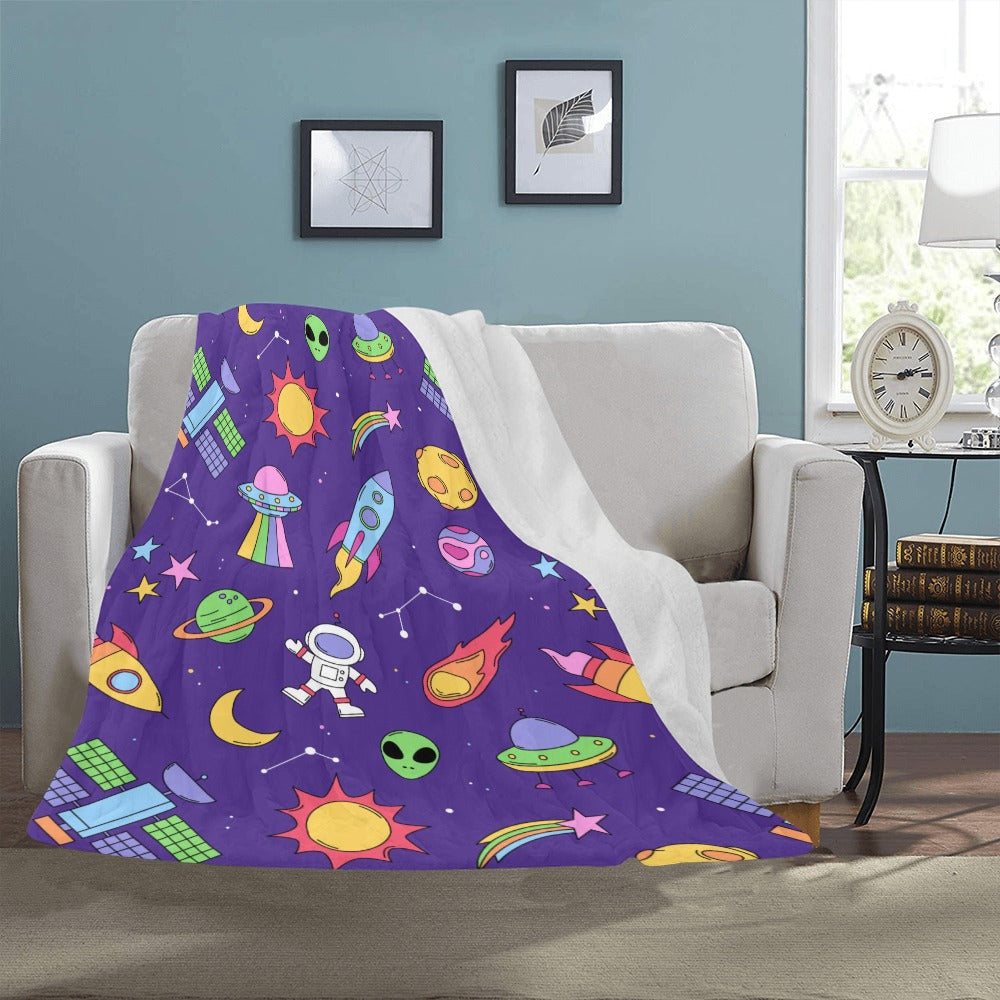 Intergalactic Space Fleece Blankie