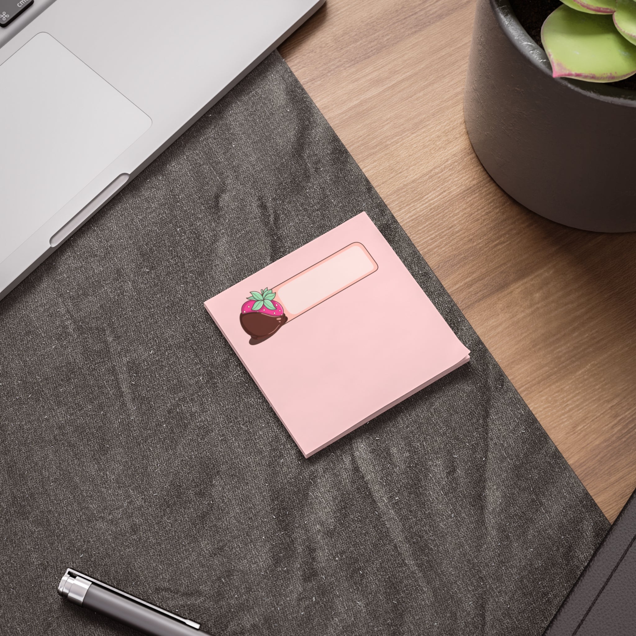 Chocolate Strawberry Post-it® Note Pad