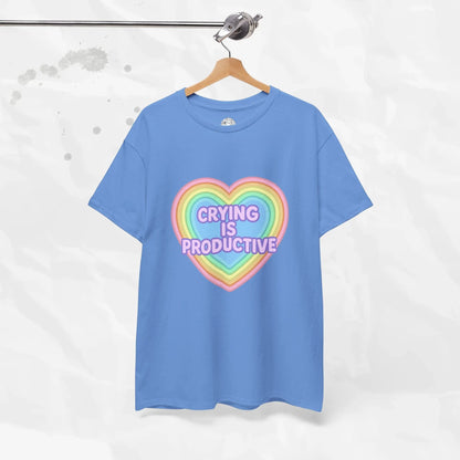 Crying Is Productive T-Shirt (Colors) - Puppy's Aesthetics