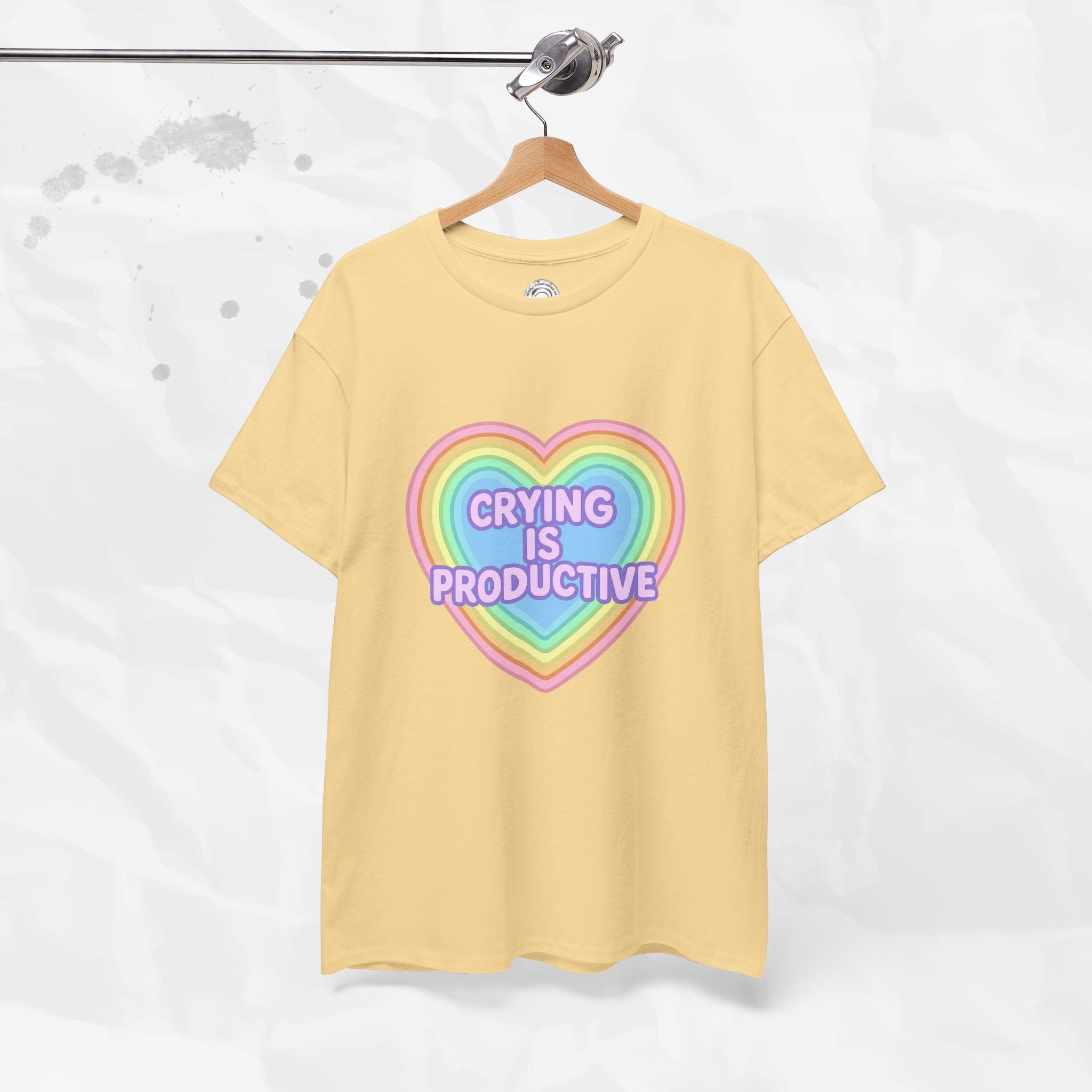 Crying Is Productive T-Shirt (Colors)