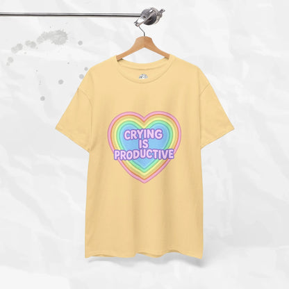 Crying Is Productive T-Shirt (Colors) - Puppy's Aesthetics