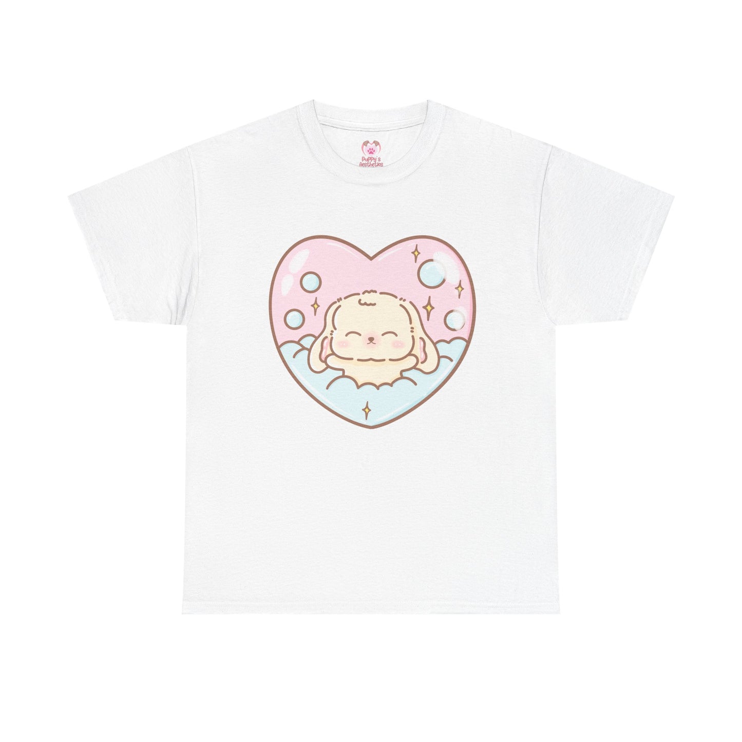 Sweet Bubblebath Bun Play Tee - Puppy's Aesthetics