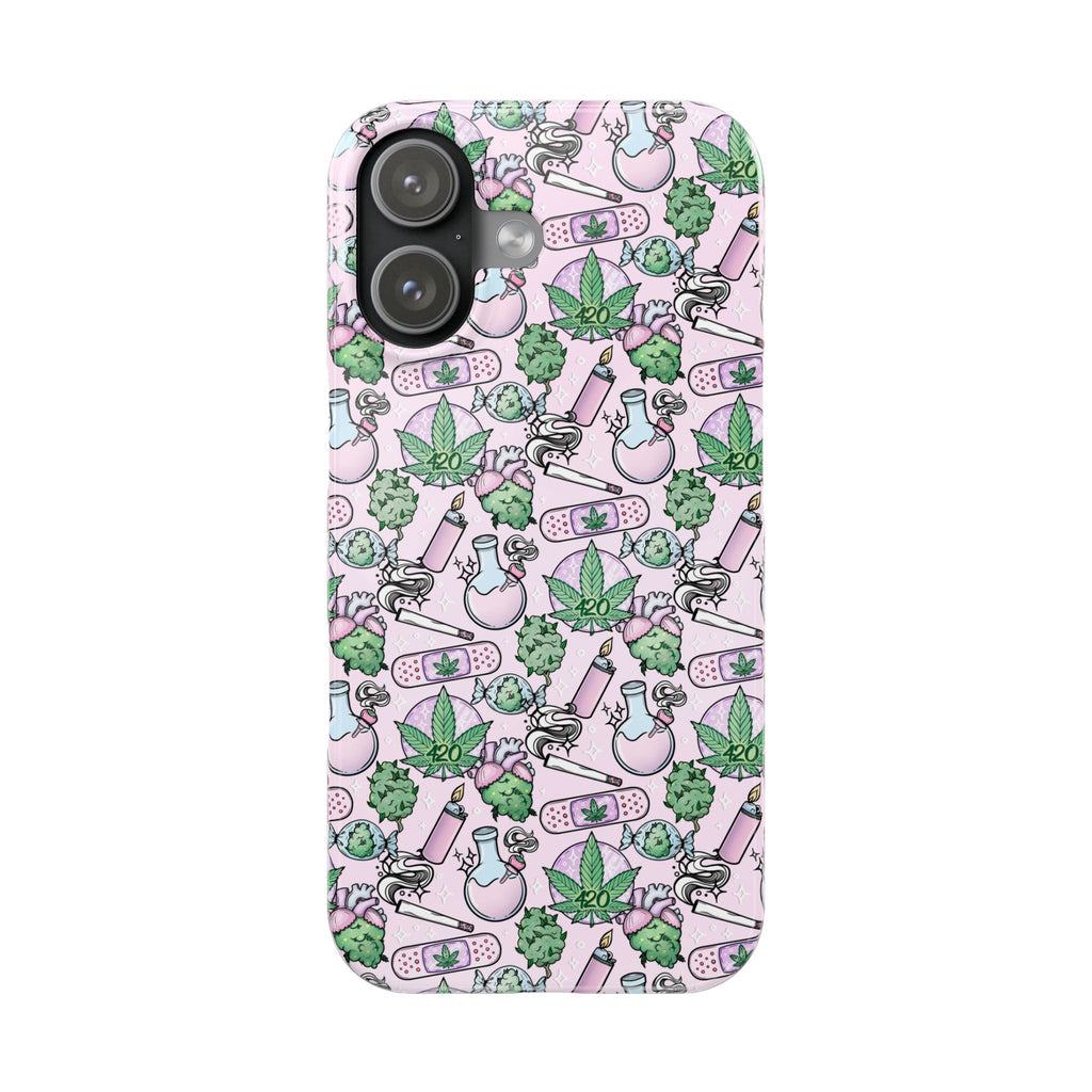 Cute Cannabis iPhone Slim Case