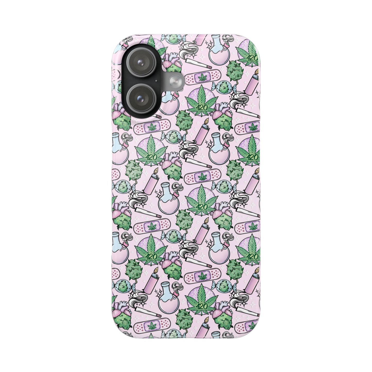 Cute Cannabis iPhone Slim Case