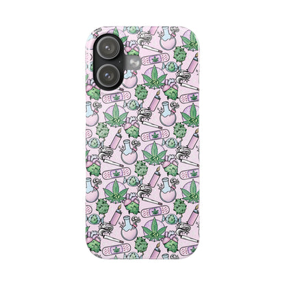 Cute Cannabis iPhone Slim Case