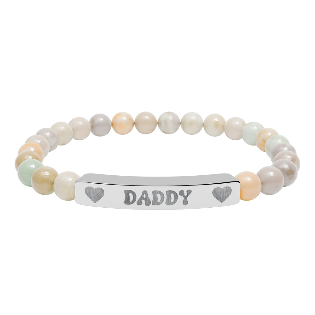 Daddy Natural Stone Bracelet (Colors)