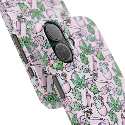 Cute Cannabis iPhone Slim Case