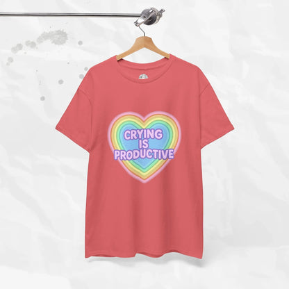 Crying Is Productive T-Shirt (Colors) - Puppy's Aesthetics