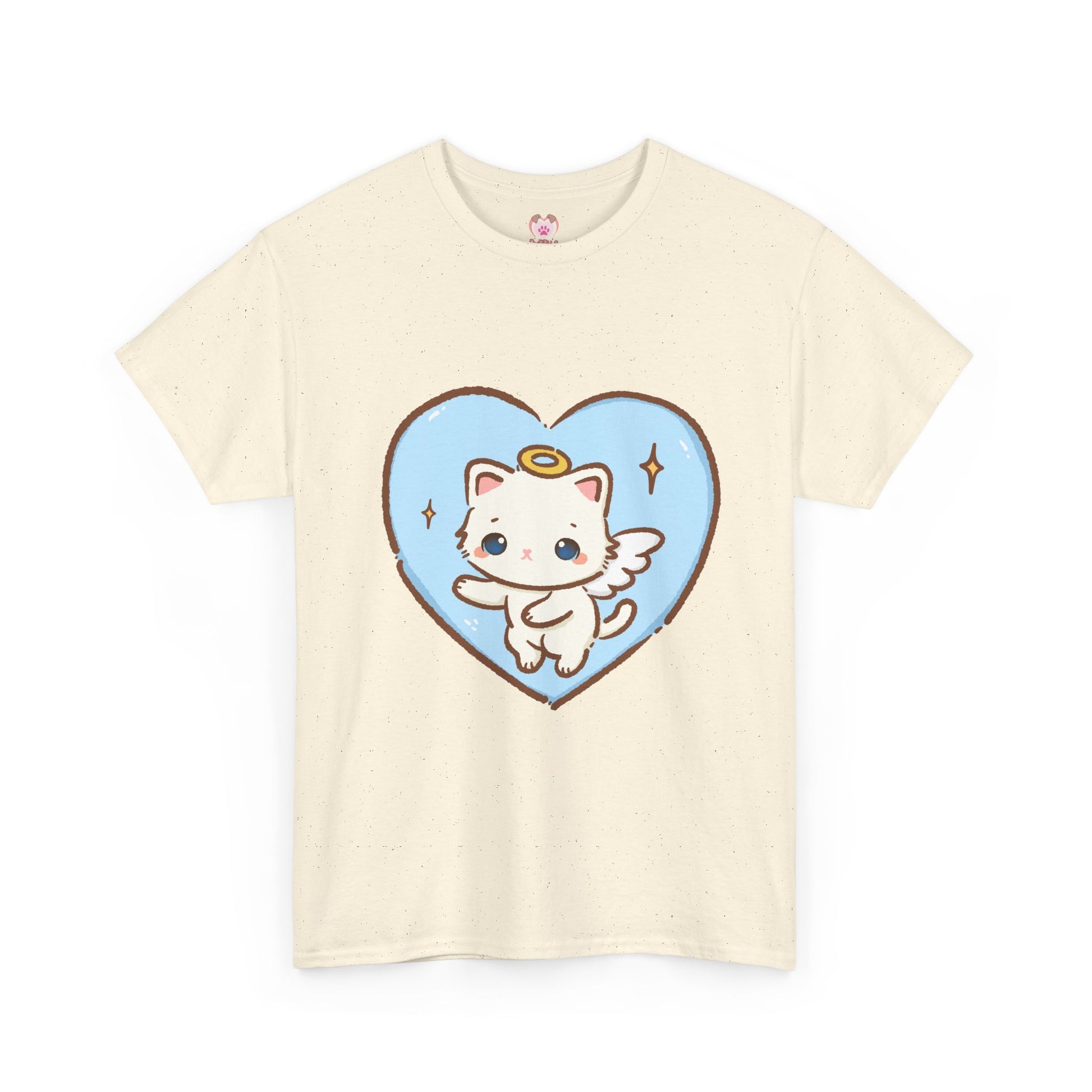 Adorable Angel Kitty Play Tee - Puppy's Aesthetics