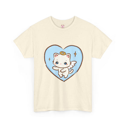 Adorable Angel Kitty Play Tee - Puppy's Aesthetics