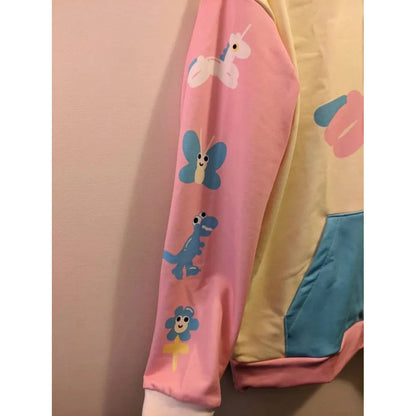Unicorn Balloon Animal Hoodie 2XS - 6XL