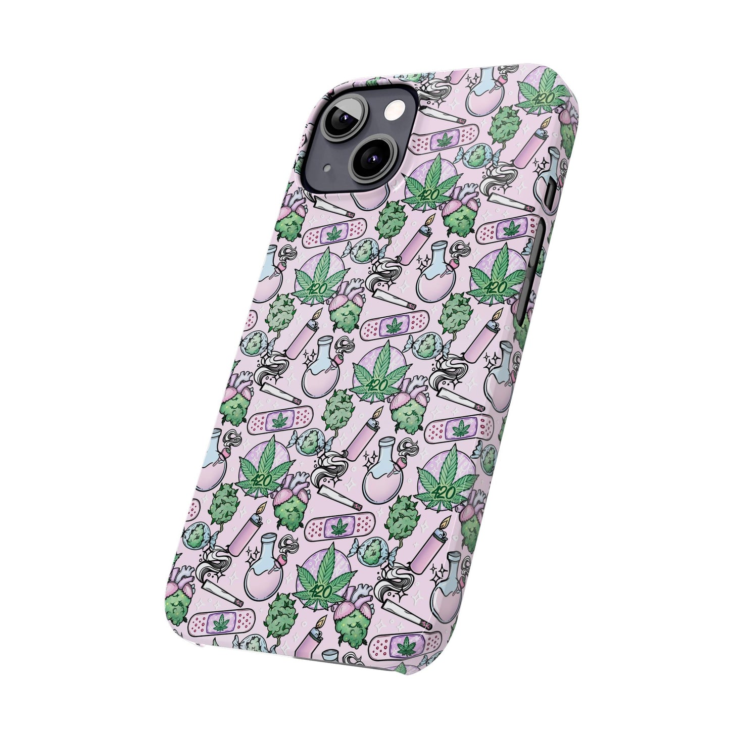 Cute Cannabis iPhone Slim Case