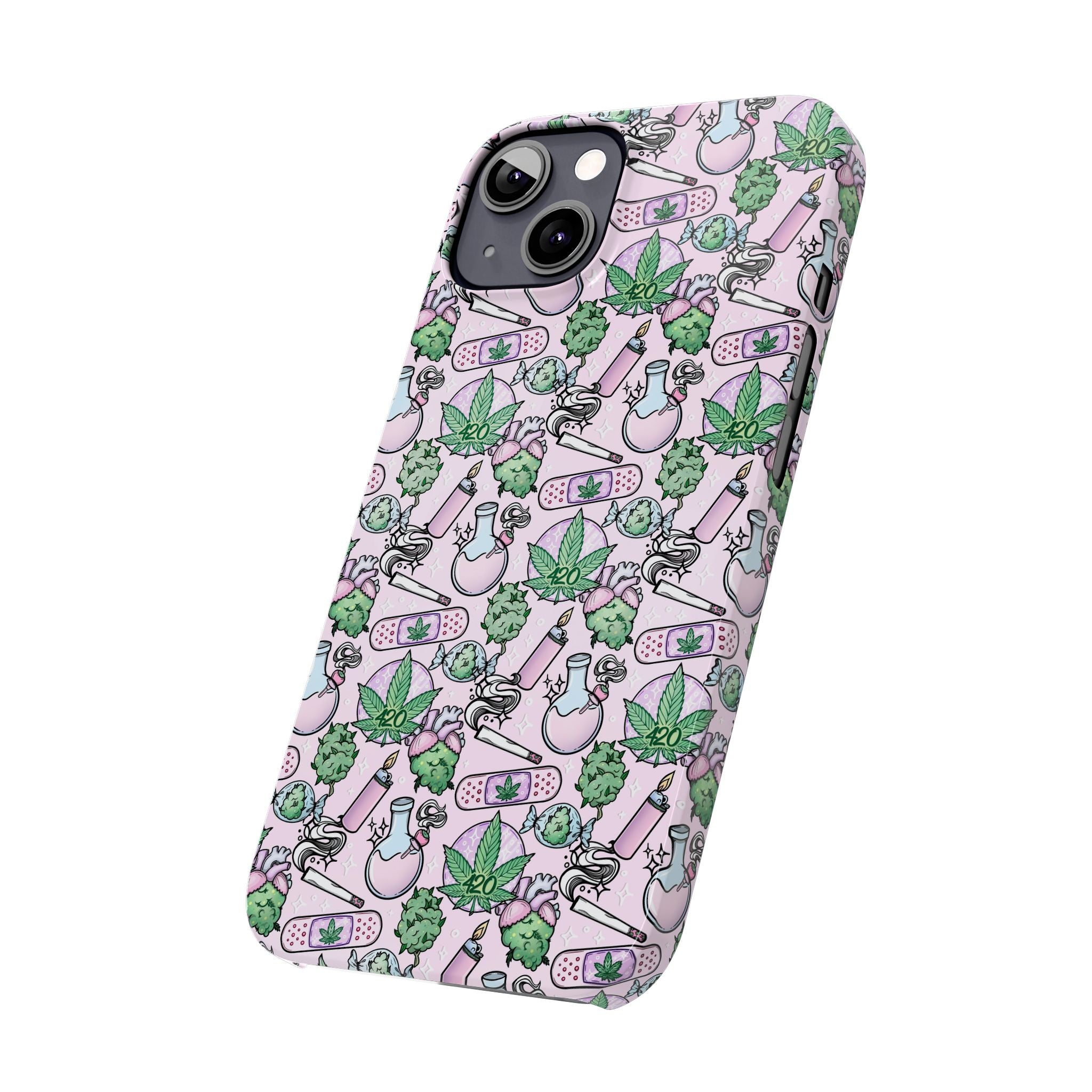 Cute Cannabis iPhone Slim Case