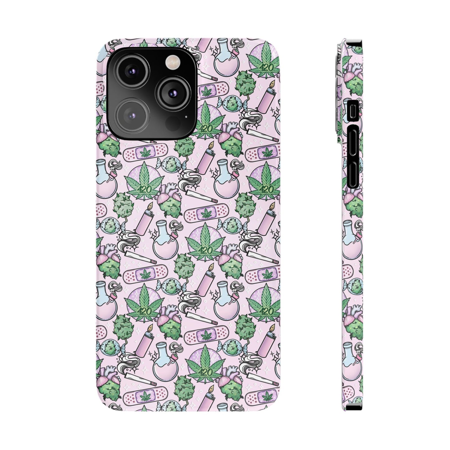 Cute Cannabis iPhone Slim Case