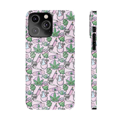 Cute Cannabis iPhone Slim Case