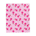 Pink Lollipop Velveteen Plush Blanket