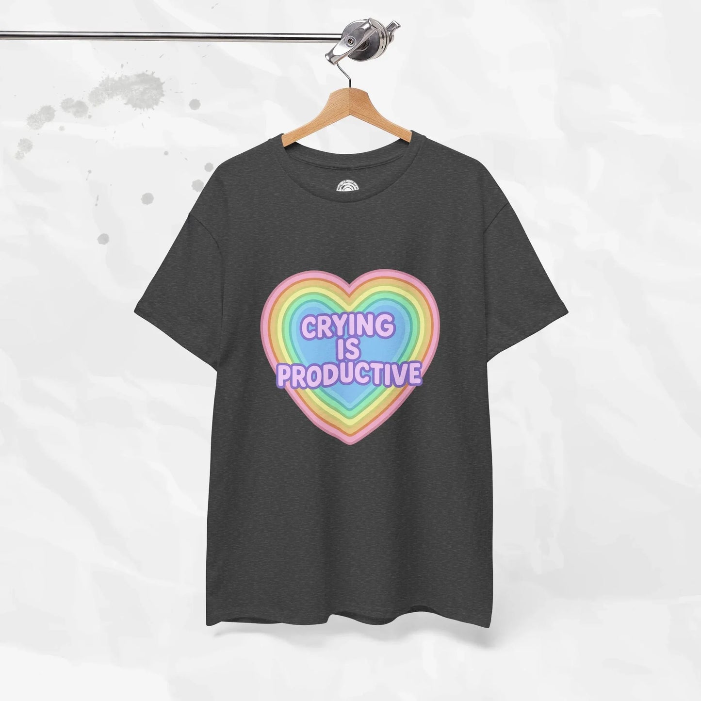 Crying Is Productive T-Shirt (Colors) - Puppy's Aesthetics
