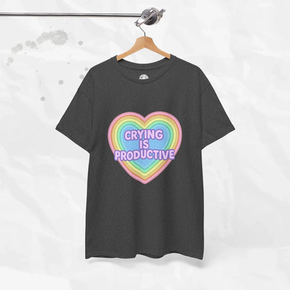 Crying Is Productive T-Shirt (Colors) - Puppy's Aesthetics