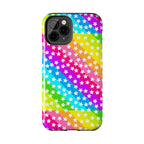 Starry Sprinkle Rainbow Tough iPhone Case