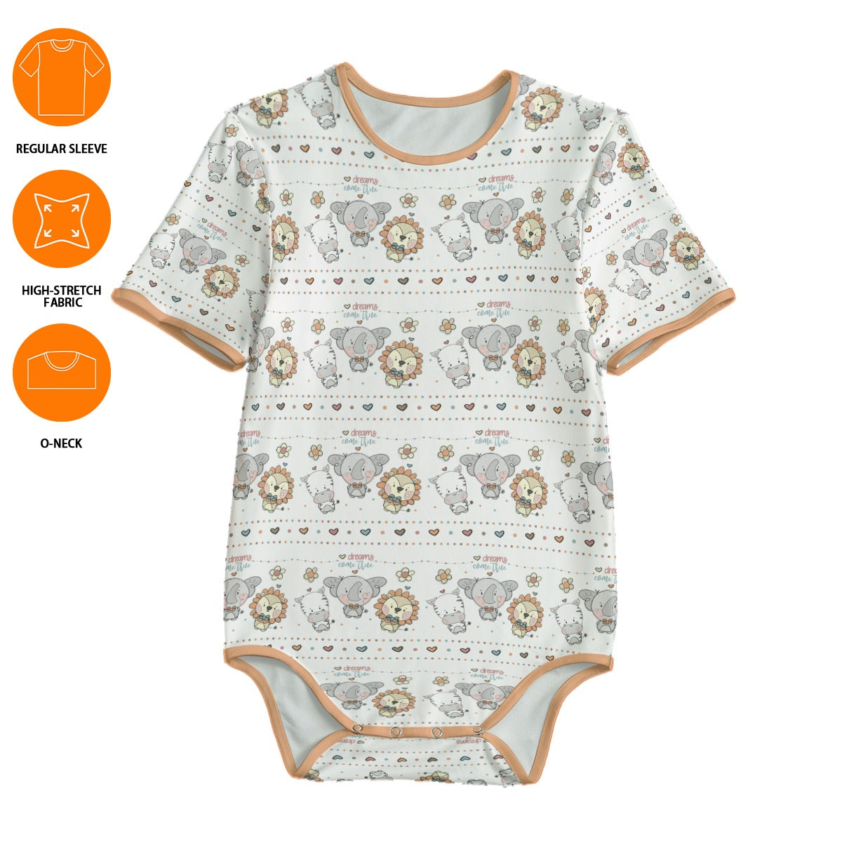 Cute Safari Adult Unisex SnappieSuit