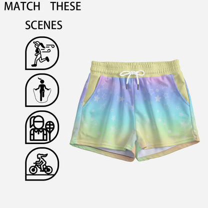 Pastel Dreamlight Cozy Shorts