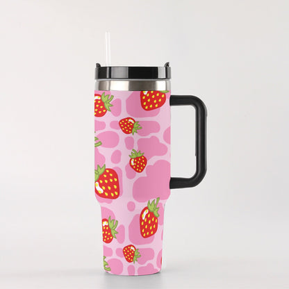 Strawberry Cow 40oz Tumbler