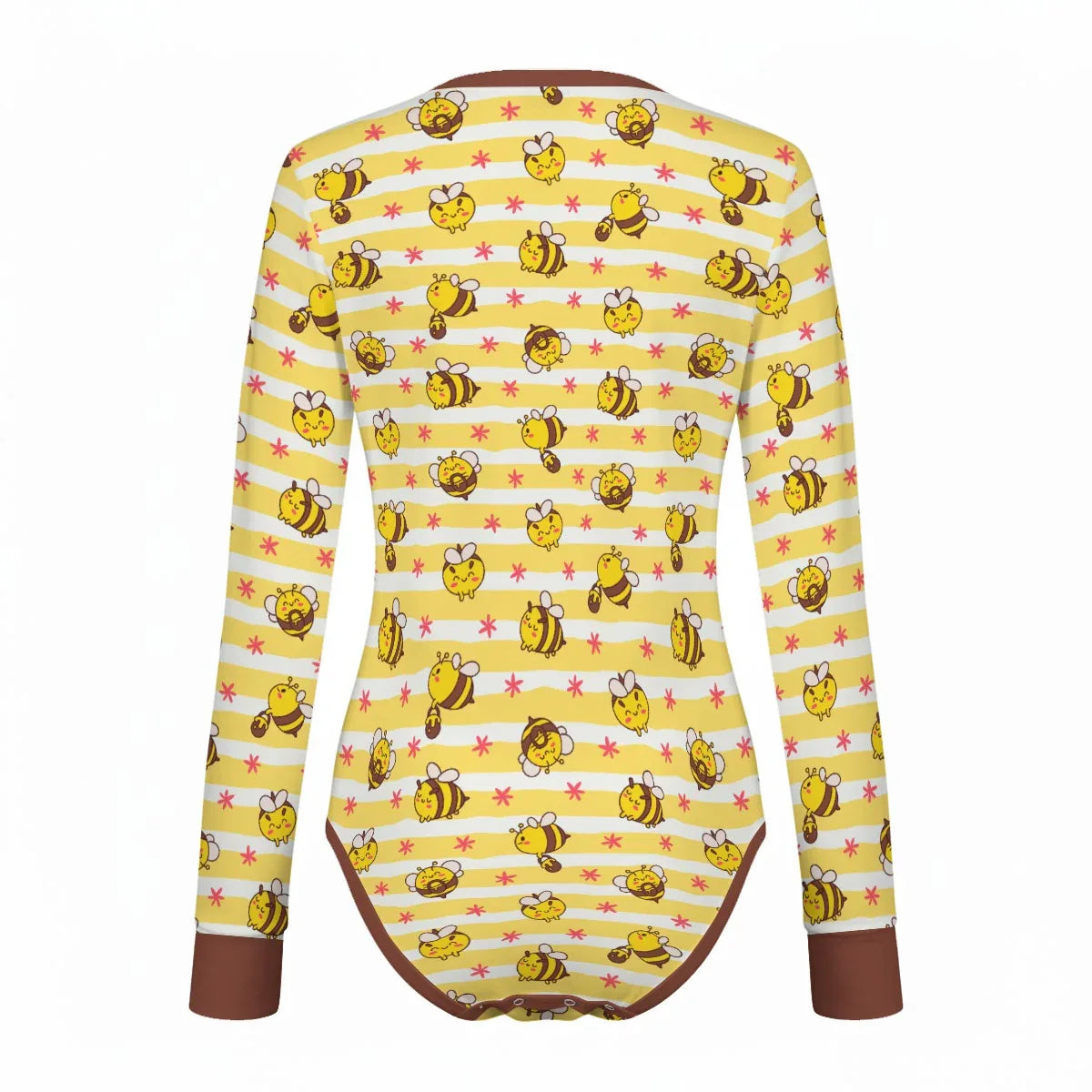 Busy Bees Long Sleeve CuddleSuit - Puppy's Aesthetics