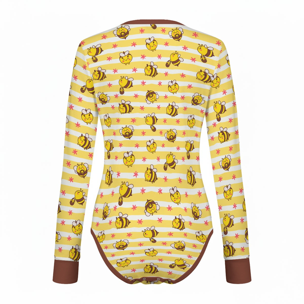 Busy Bees Long Sleeve CuddleSuit