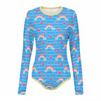 Rainbow Wishes Long Sleeve CuddleSuit