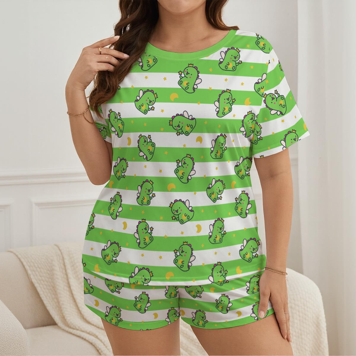 Fairy Dinos Jammies Shorts Set