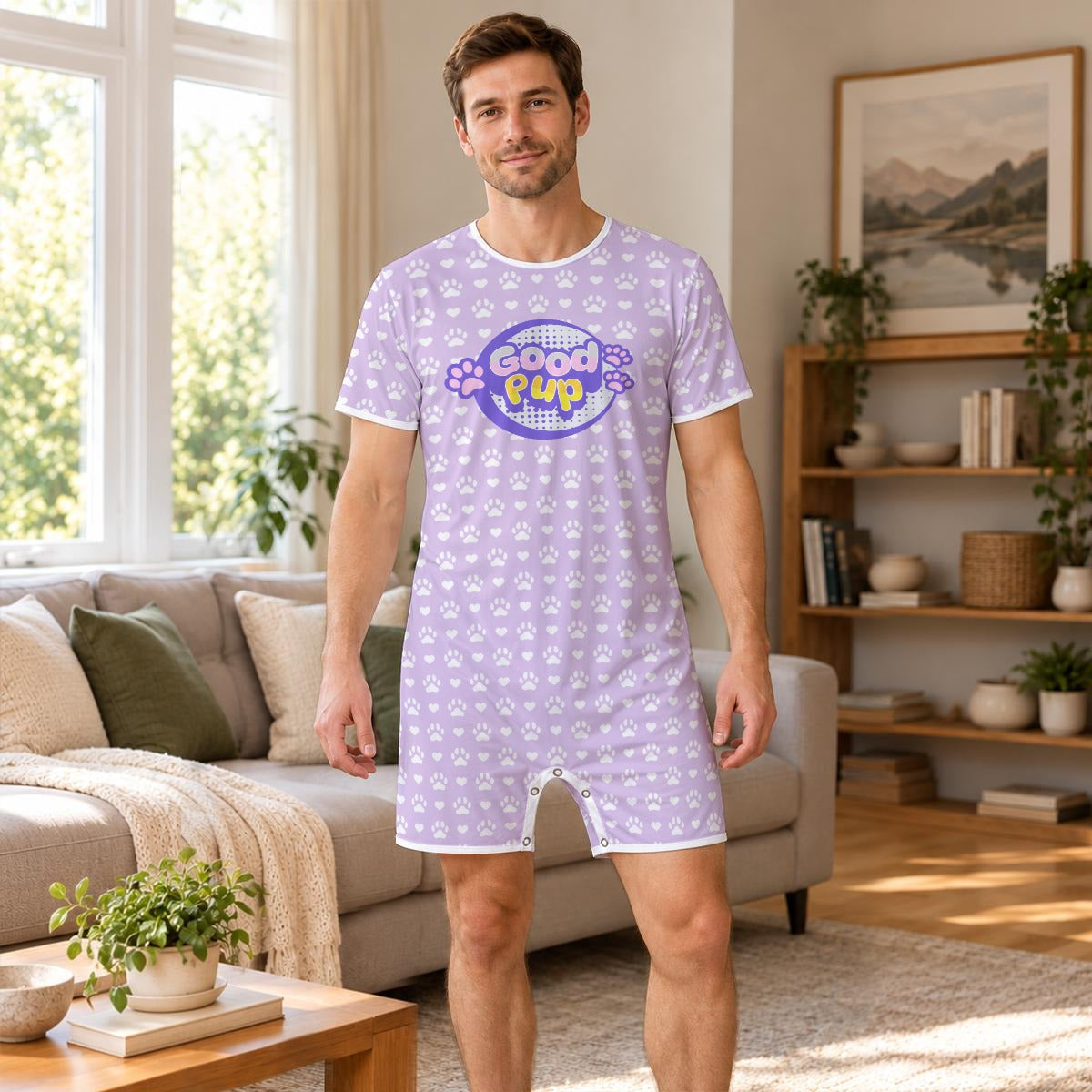 Good Pup Play Snap Romper