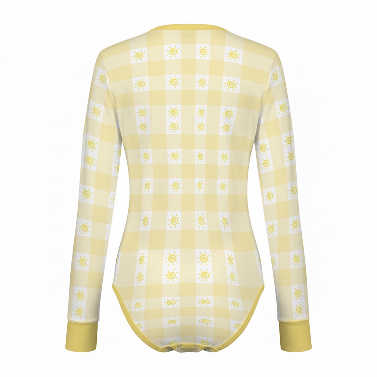 Sunny Plaid Long Sleeve Bodysuit