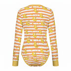 Moonbeam Giraffe Long Sleeve CuddleSuit