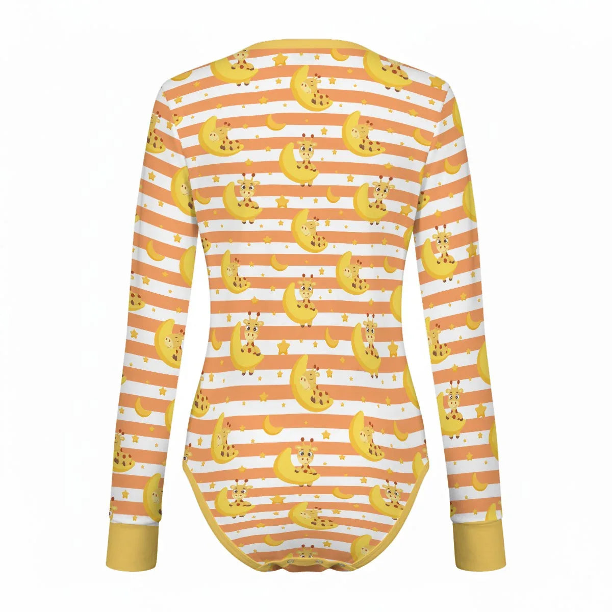 Moonbeam Giraffe Long Sleeve CuddleSuit - Puppy's Aesthetics