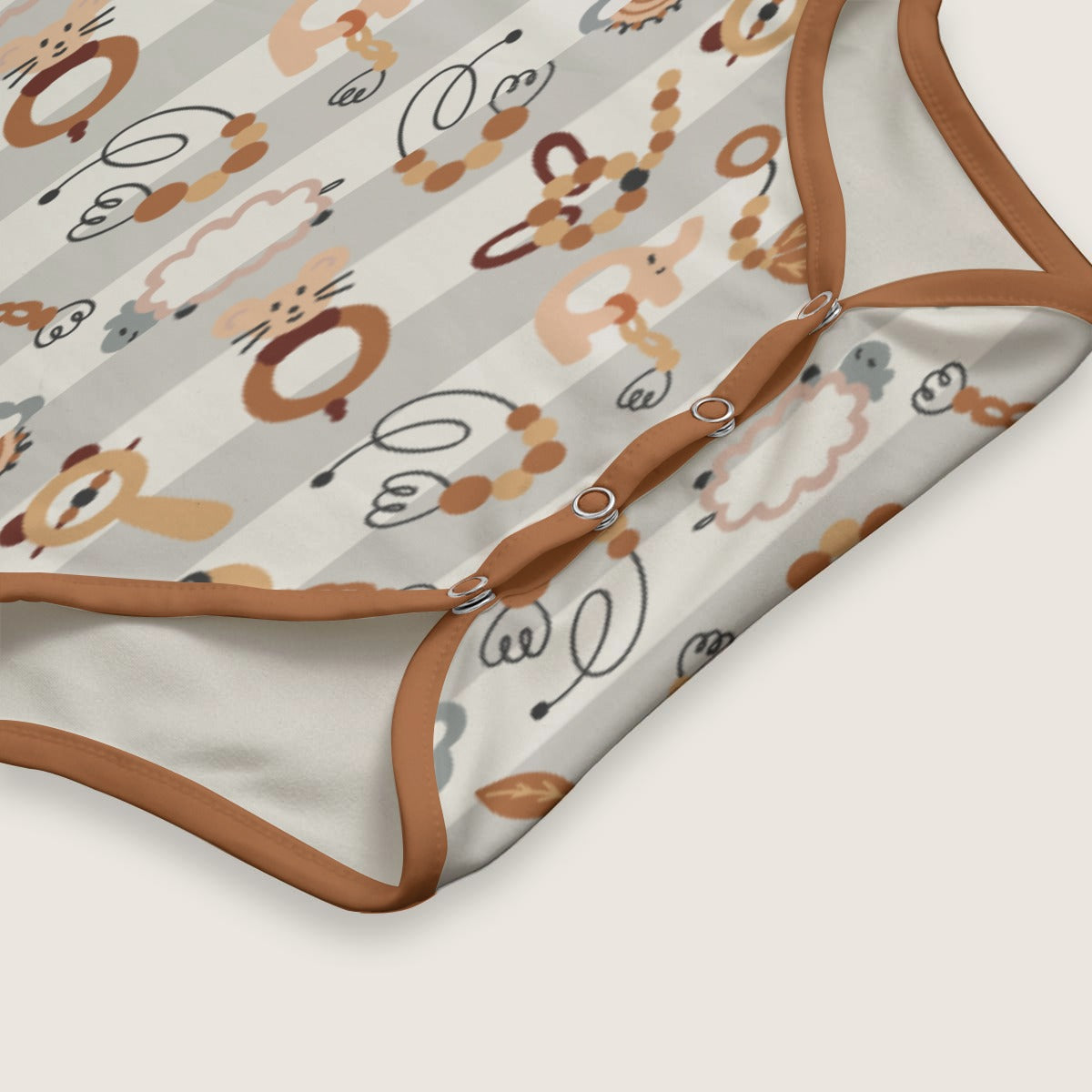 Woodland Rattle Friends Cotton CuddleSuit