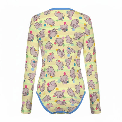 Peanut Parade Long Sleeve CuddleSuit - Puppy's Aesthetics