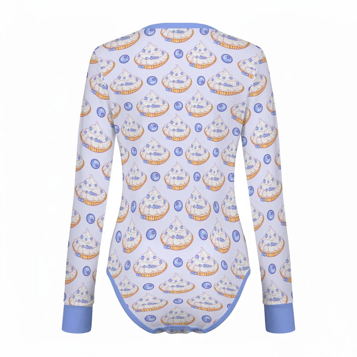Blueberry Baby Long Sleeve CuddleSuit - Puppy's Aesthetics